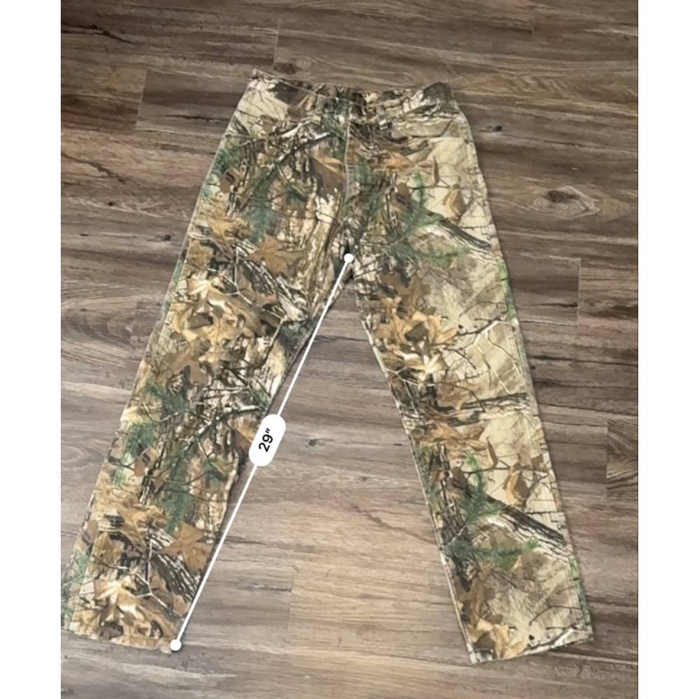 Wrangler Men’s Pro-Gear Realtree Straight Leg Camo Pants 34x32 Brown/Green​ - Picture 8 of 8